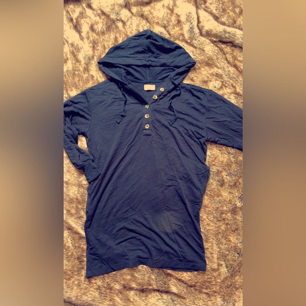 Black sweatshirt dress